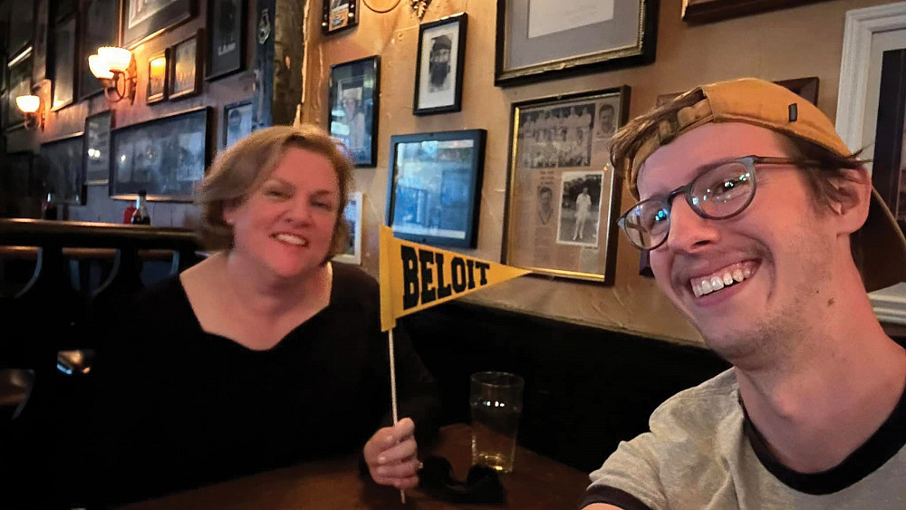 Cameron Dieter'16 and Lucy Gray'88 New Alumni Association Board President Cameron Dieter'16 and Vice President Lucy Gray'88.