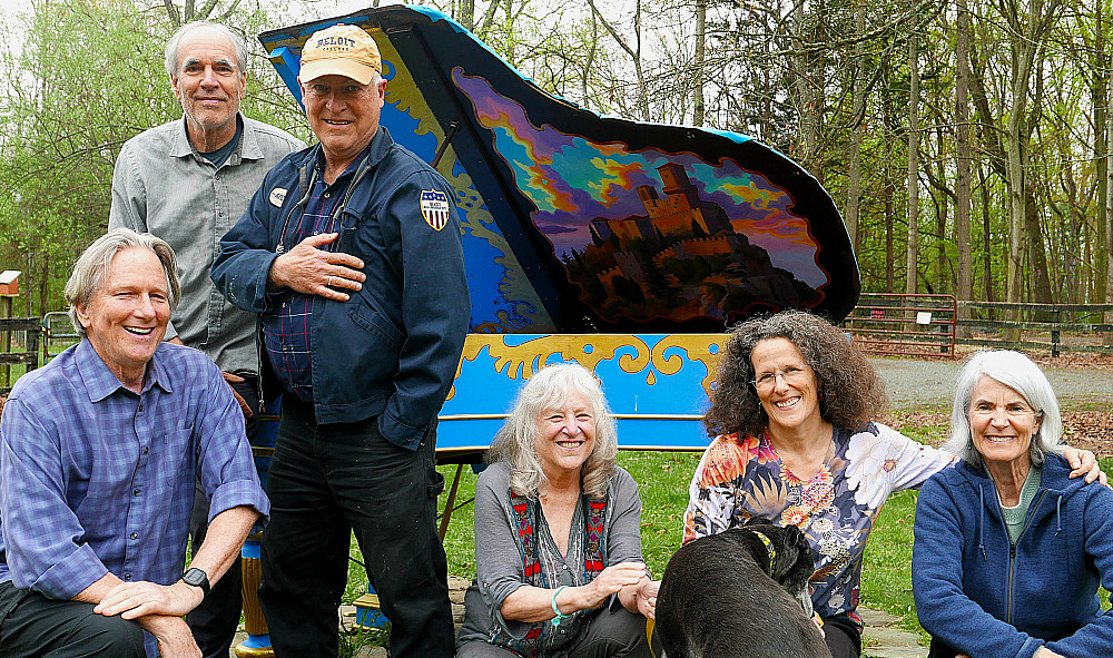 Beloiters at the Hauffe-Erickson residence and sculpture garden in Leesburg, Virginia.
