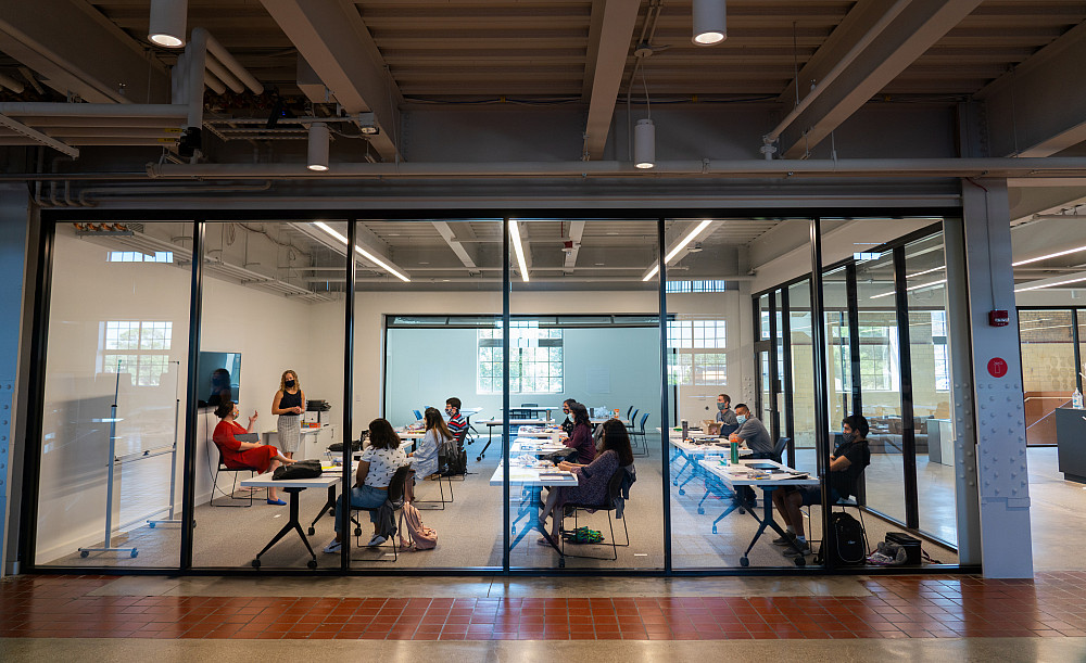 In addition to being a student union, the Powerhouse also has room for classes to meet safely.