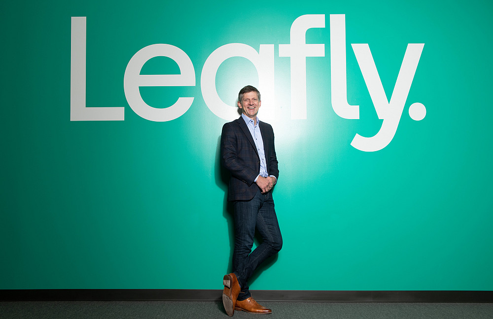 Tim Leslie'89, CEO of Leafly.