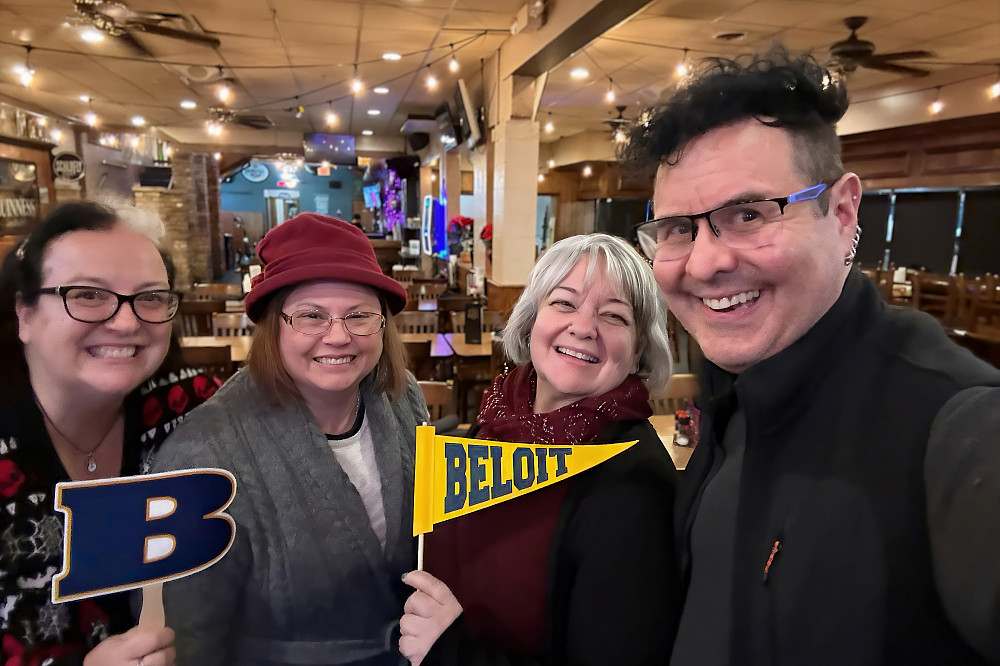 Jamey Brumfield '92, Tammy Paul '92, Christina Melanson King '92, and David Birdwell '94