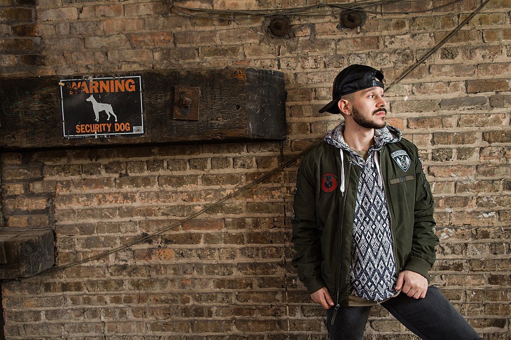 Portrait of dance instructor Joey Hernandez in Chicago.