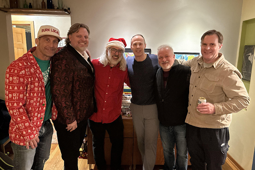 Patrick Vining '96, J.J. Swartwood '96, Craig Robertson '96, Kirk Owens '96, Chuck Westerberg '94 and Brian McCarthy '97
