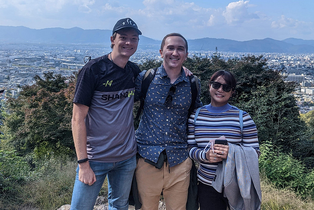 Mitsuki Kuniyoshi'19 and MacLain Peacock'18 Mitsuki Kuniyoshi'19, MacLain Peacock'18, and Lucas Kempf'18