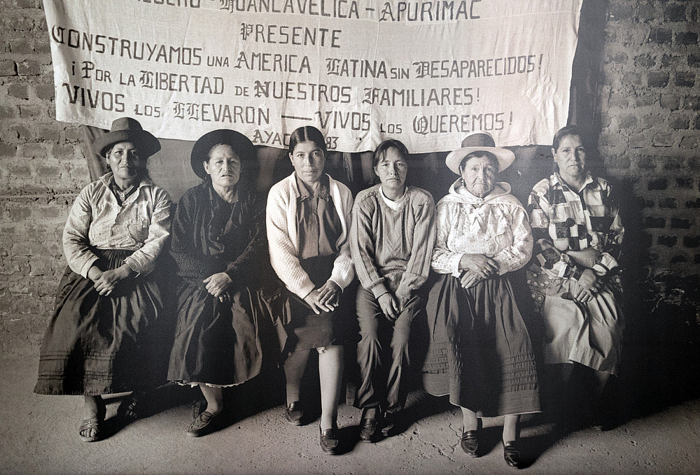 Members of the National Association of Families of the Kidnapped, Detained, and Disappeared of Peru.