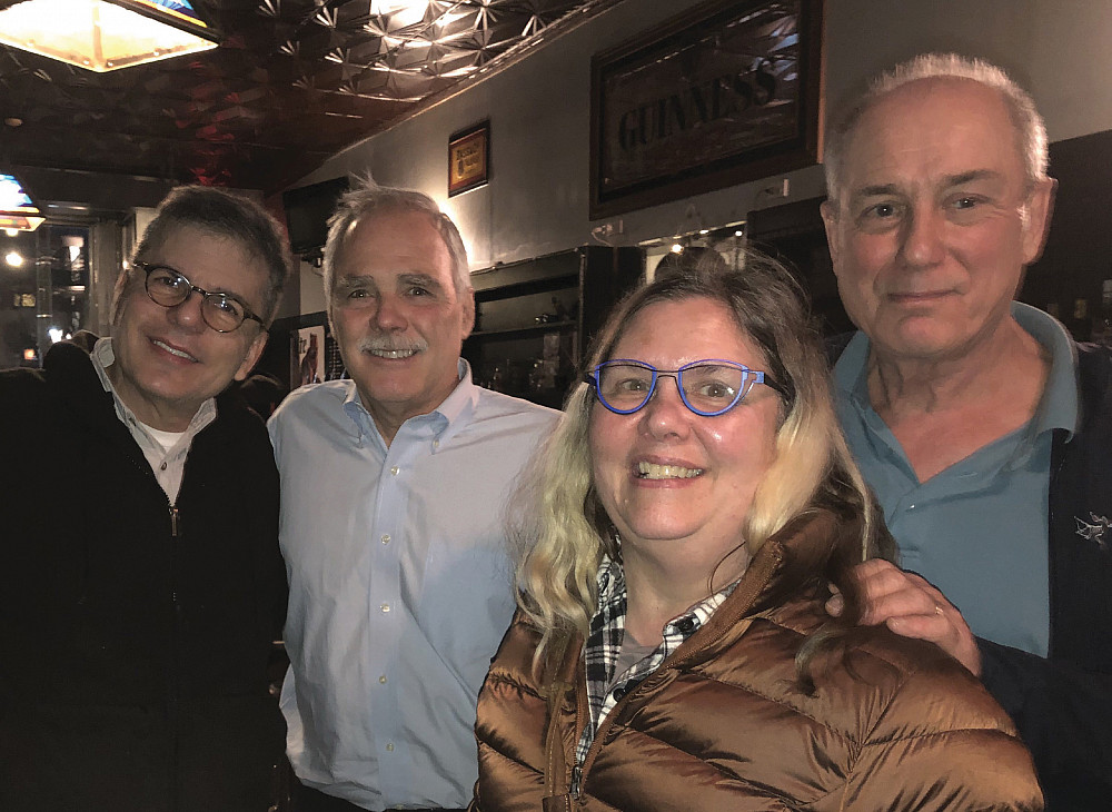 Class Notes: 70s Mini Reunion Longtime friends Dan Stohr'78, Andy Davis'79, Polly Hoover'78, and Tom Hoffer'79 snapped a quick pic of a recent mini reunion.
