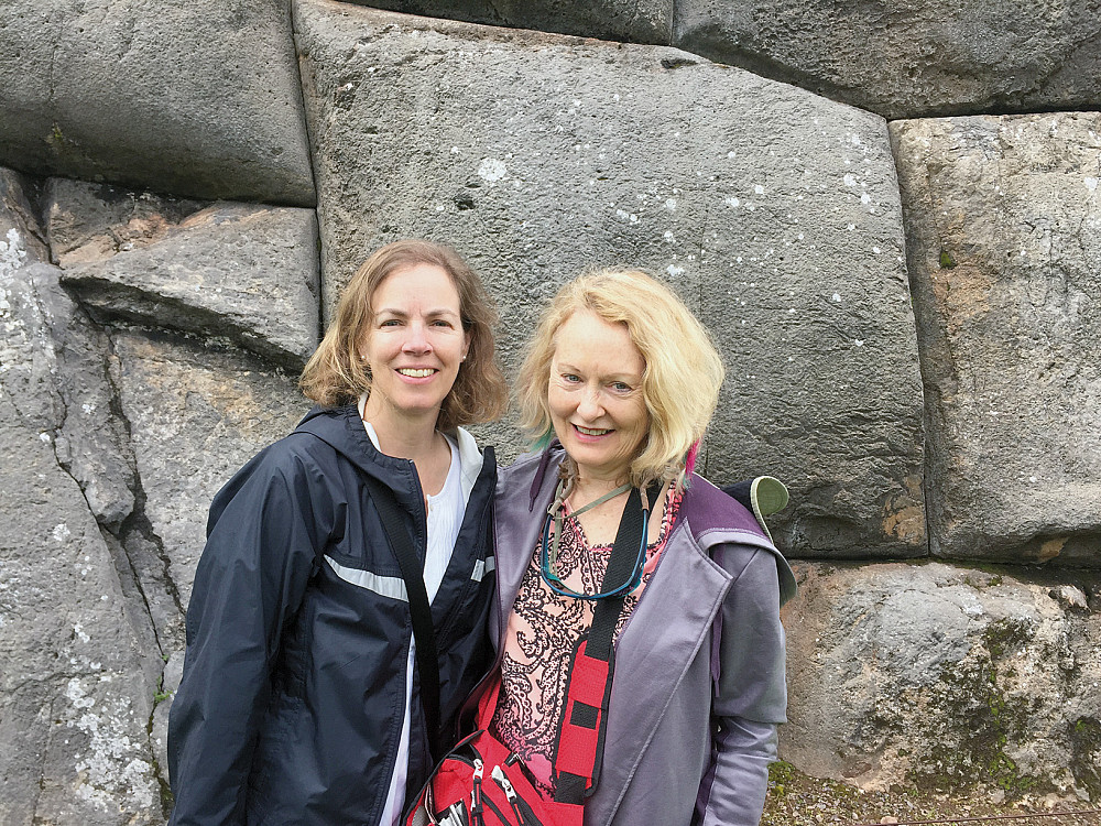 Ginny Tuttrup George'83 (left) and Nancy Cabrera-Santos'69