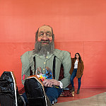 Sofia Hernandez Crade’13 created a larger-than-life puppet of the legendary local artist Charles Rockey in Manitou Springs, Colorado. The process of making the 24-foot puppet brought the community together.