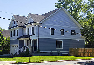 The much-larger new home at the same location, one of more then 500 before and after photos Tom Dickinson made documenting the area