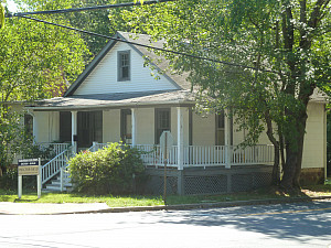 A modest home at 19th and Van Buren Streets in Arlington, Va., before it was razed.