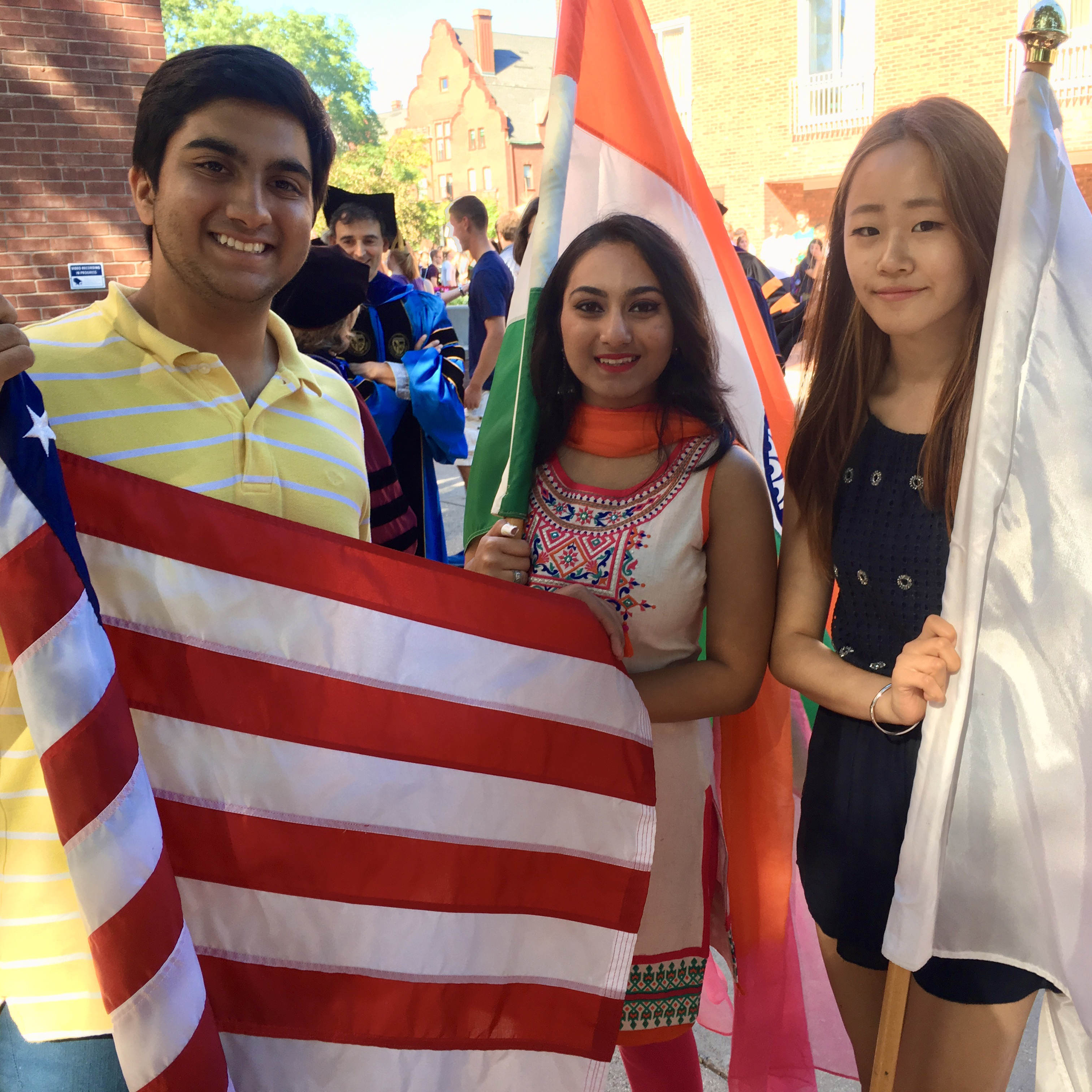 One of Mustafa Quadir's many happy memories includes serving as an international student flag bearer at Beloit's 2016 Convocation. S...