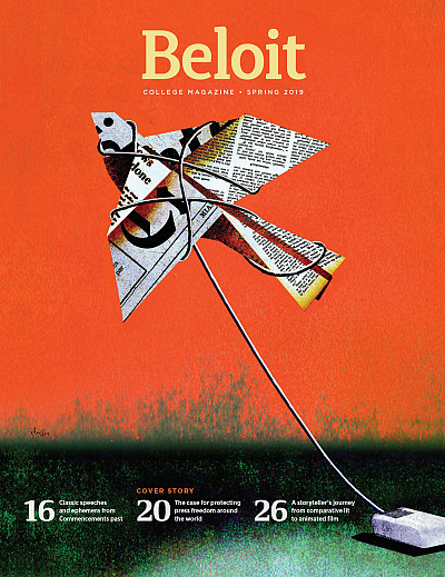 Magazine cover: 