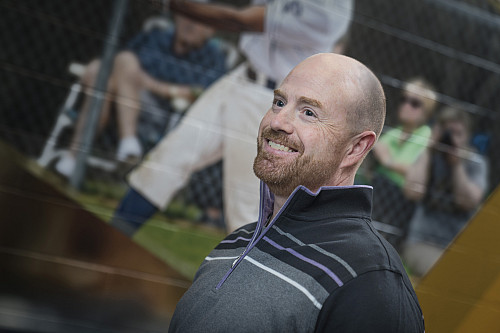 Head Baseball Coach Dave DeGeorge'89 takes his role as a mentor seriously, starting relationships with prospective students while recruit...
