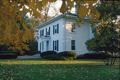 The college President's House as it looked in the 1990s.