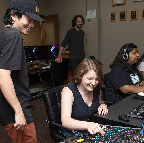 The Beloit TV station, located in Beloit's downtown, installed new lighting, backdrops, set pieces, furniture, and recording equipment la...