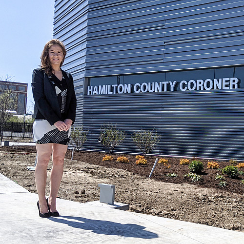 Bevin Kenney Gormley'10 In April, Bevin Kenney Gormley'10, Cincinnati, Ohio, participated in the grand opening of Hamilton County Ohio's new Coroner's Office and...