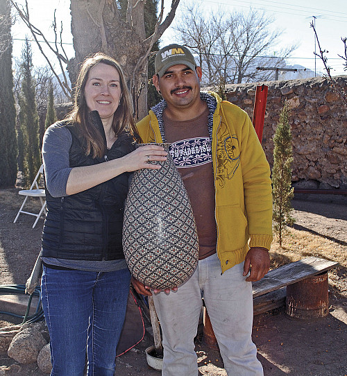 The Logan's Curator of Collections Nicolette Meister meets with Olivas Ernesto Arras, one of the Mata OrtIz artists. Travel to Mexic...