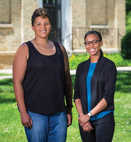 Nicole Truesdell'03, left, and Atiera Coleman'10 are both McNair alumni who returned to direct Beloit's program. Coleman is the current d...