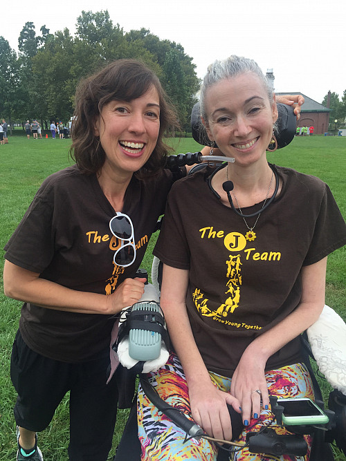 Tessa Heady'98 and Jenni Kleinman Berebitsky'98