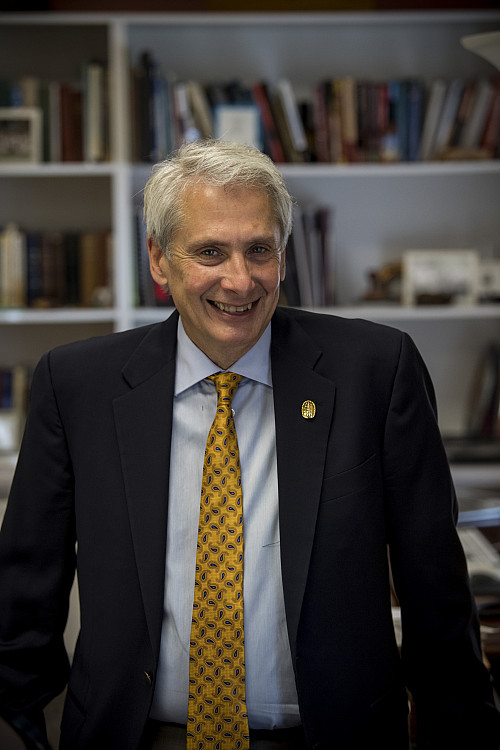 President Scott Bierman in his office.