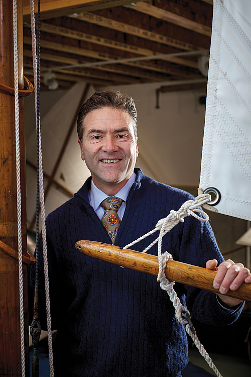 Michael Smiles'82, Executive Director of the Lake Champlain Maritime Museum