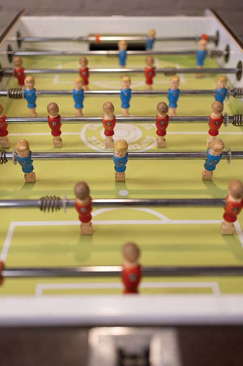 Foosball at CELEB, Beloit's Center for Entrepreneurship
