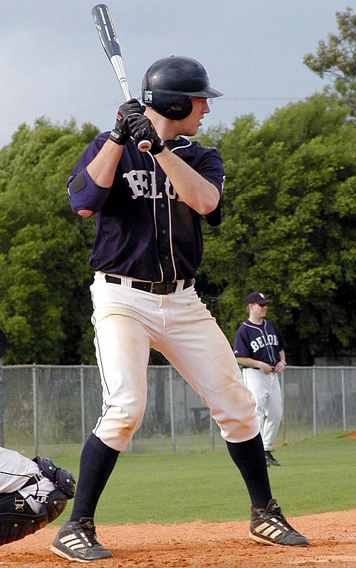 Casey Nelson'03 up to bat.
