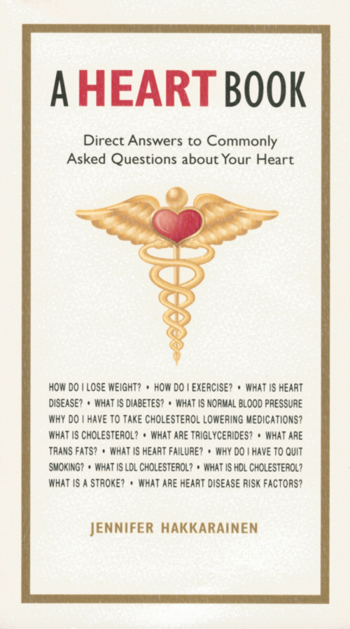 A Heart Book by Jennifer Westman Hakkarainen'84