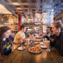 Students enjoy dining at Lucy’s #7 in downtown Beloit.