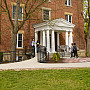 McAllister Plaza in front of Campbell Hall.
